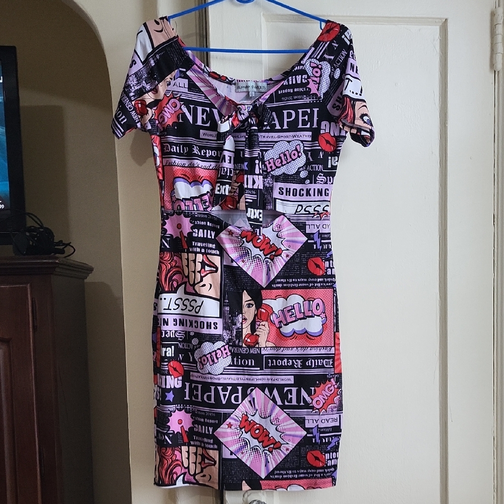 Graphic Print Women's Dress